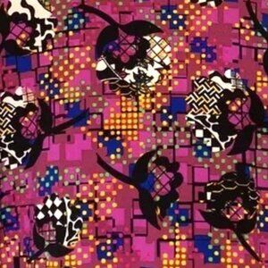 LuLaRoe Dani Maxi Tank Dress Sexy Sleeveless Floral Polka Dot Multicolor Flowers